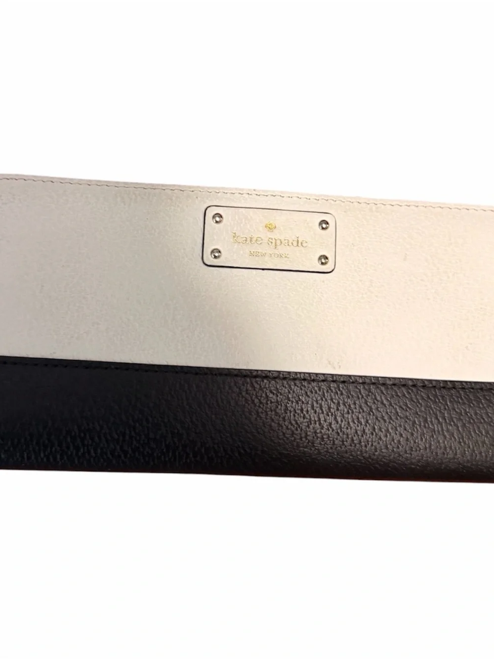 NWOT Kate spade Cream Mulberry Leather Satchel & Kate Spade navy & cream wallet